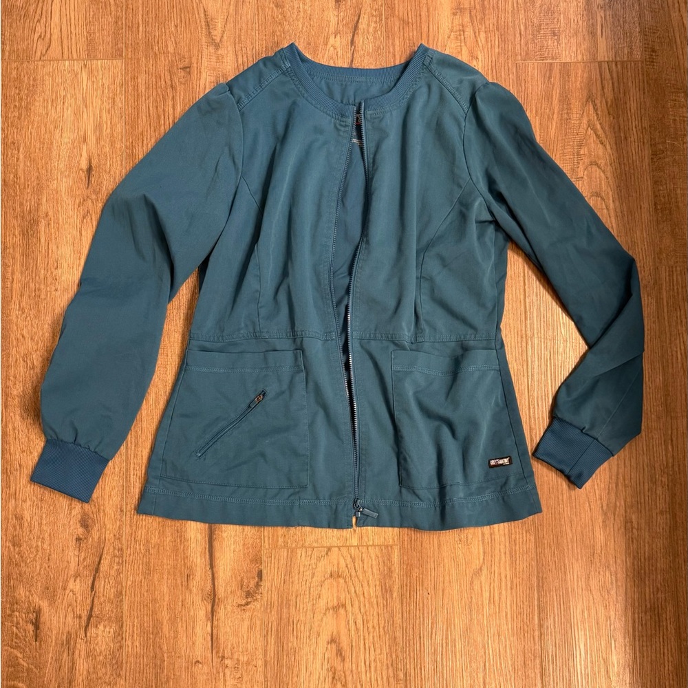 Grey’s Anatomy Spandex stretch scrub jacket size small